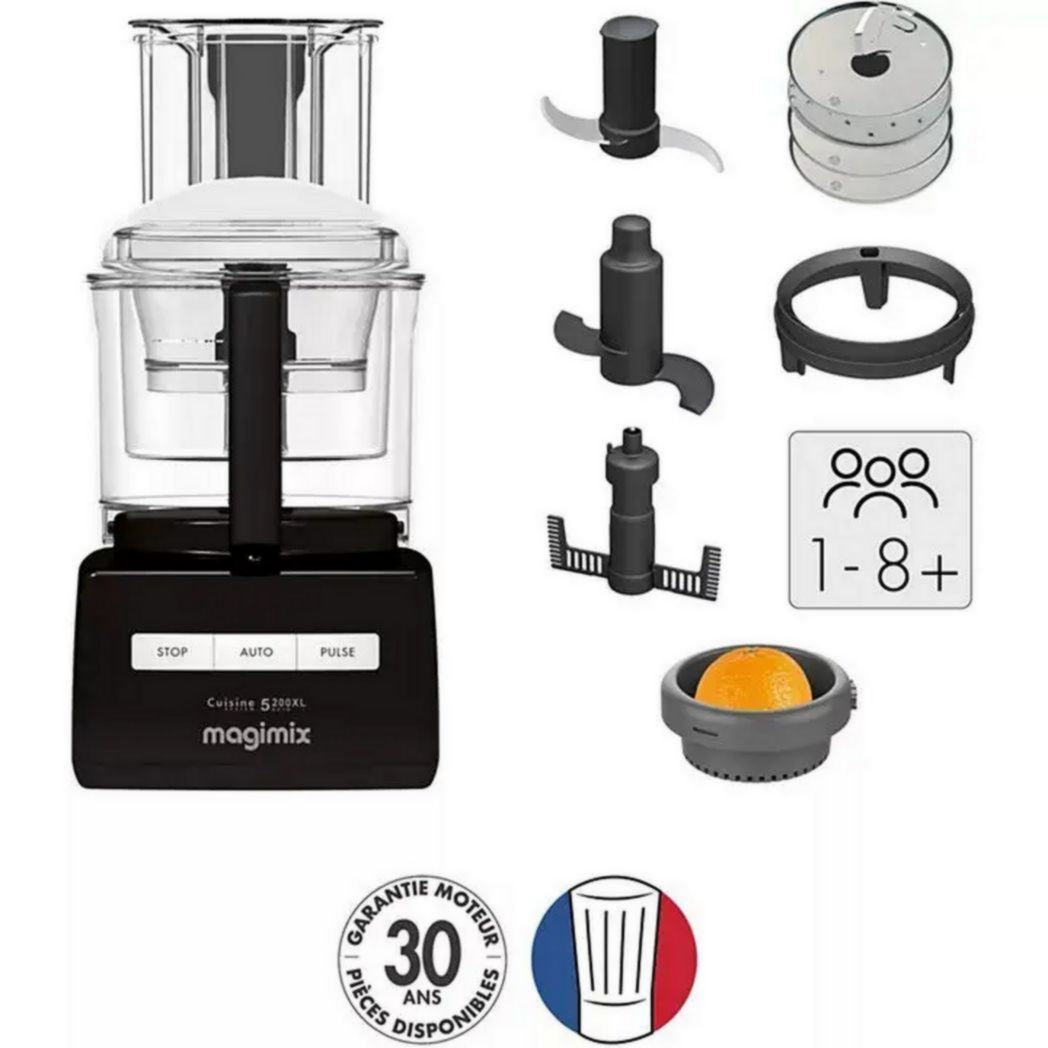 Robot multifonction MAGIMIX CS 5200 XL noir