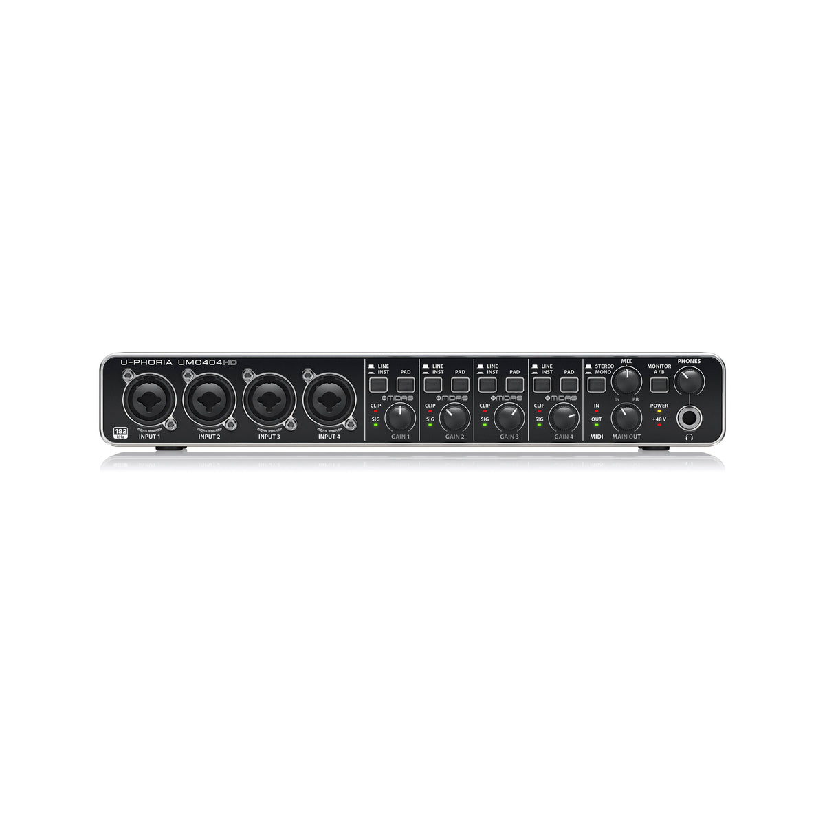 Behringer U-Phoria UMC404HD(Noir/Argent)
