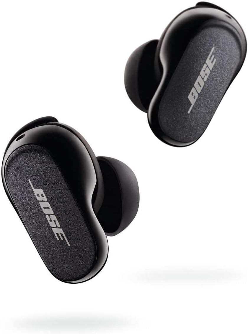 Bose QuietComfort Earbuds II, Écouteurs sans Fil, Bluetooth, écouteurs à Réduction, avec Une Réduction de Bruit et Un Son Personnalisés, Noir(Noir)