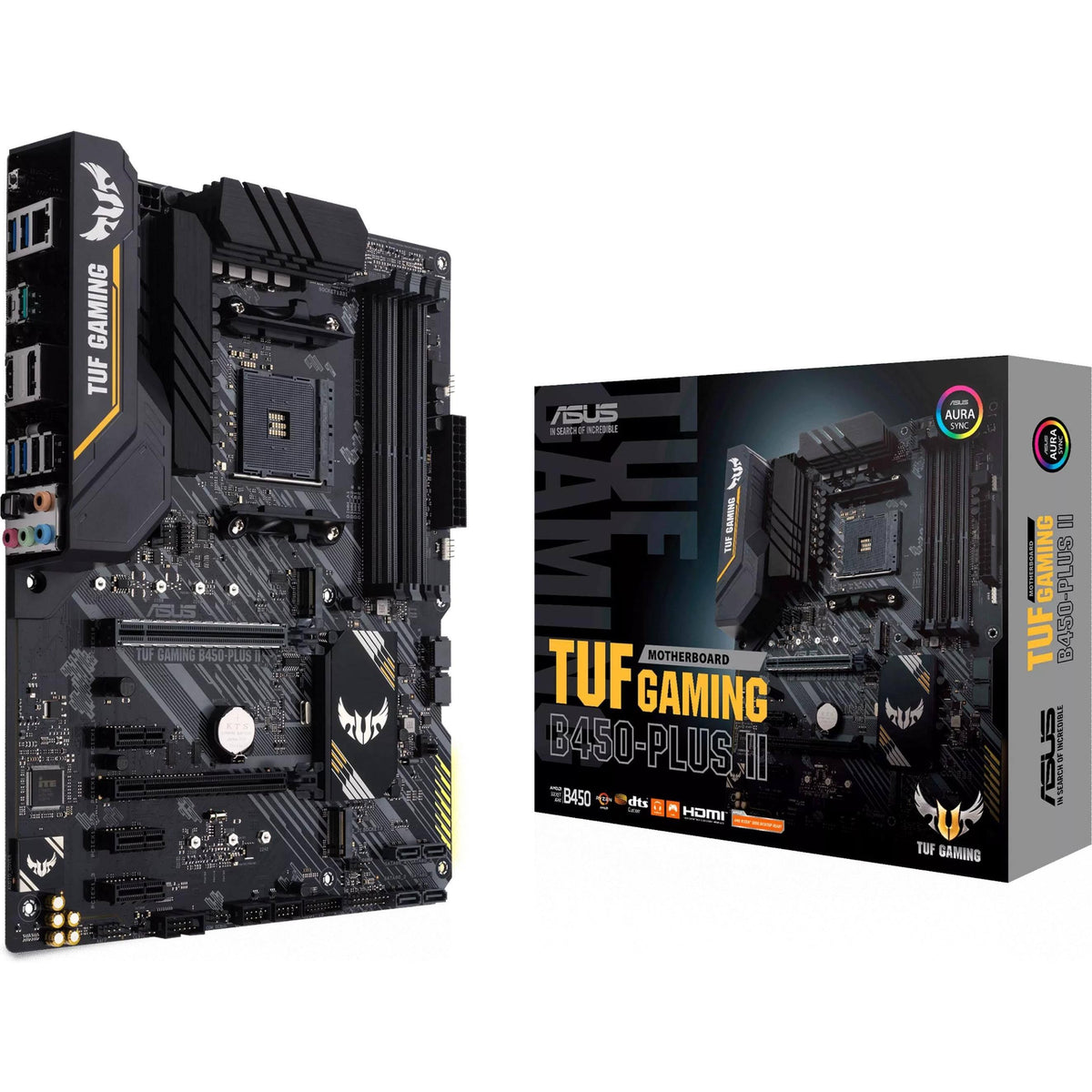 ASUS TUF B450-PLUS GAMING II(Noir/Gris)