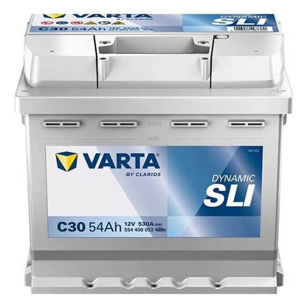 Batterie 12V 54Ah 530A c30 Varta Dynamic SLI(Gris/Blanc)