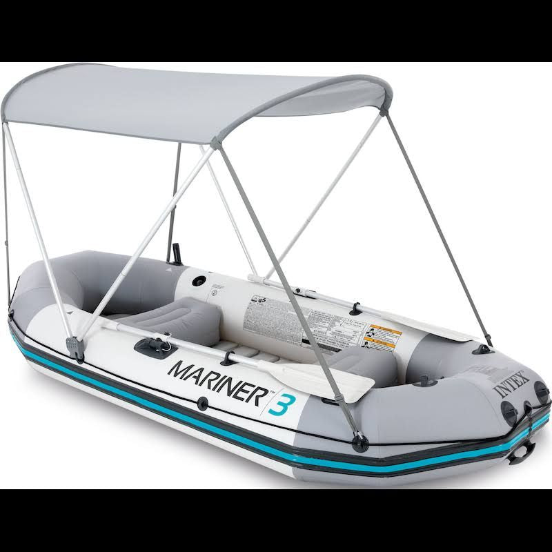 intex Auvent Bateau Gonflable(Gris/Blanc)