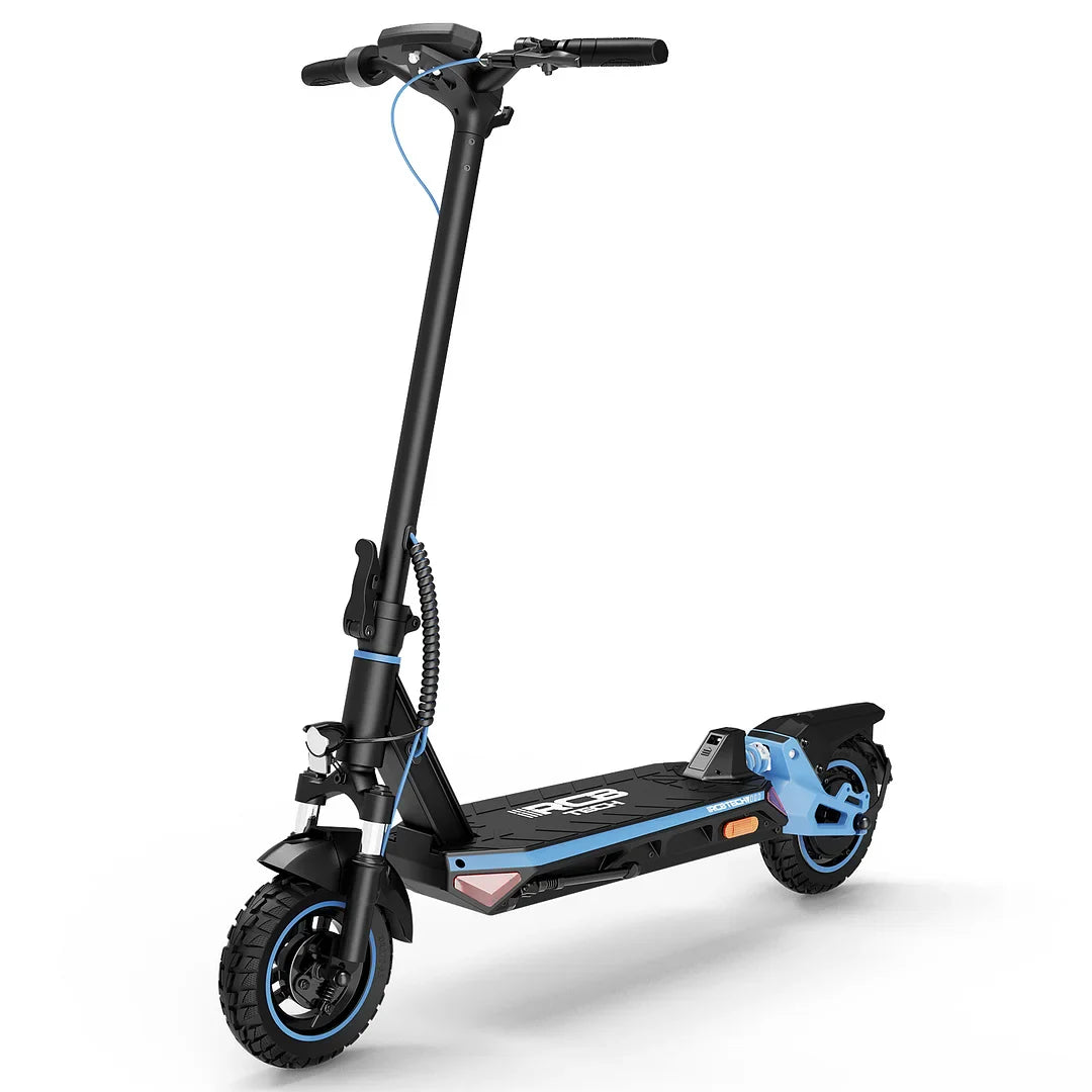 RCBTECH R10S Electric Scooter – 16.8Ah, 500W, APP-Integration(Blau)