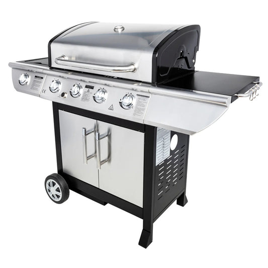 Barbecue au gaz BRISBANE - 4 brûleurs 14kW + réchaud Somagic(SELLER_2006_266894)