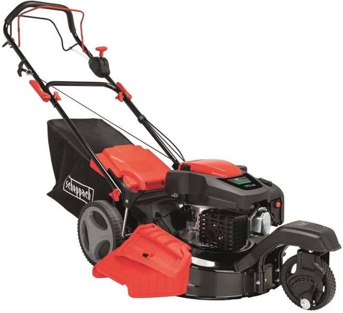 Tondeuse autotractée A 3 roues MS173-51-3RBR - 51 cm de Coupe - Scheppach(Noir/Rouge)