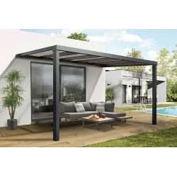 Pergola Aluminium ECOLINE(Noir/Gris)