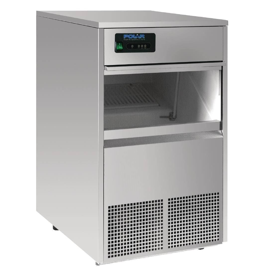 Machine à glaçons ronds Polar 50kg/24hr(Argent)