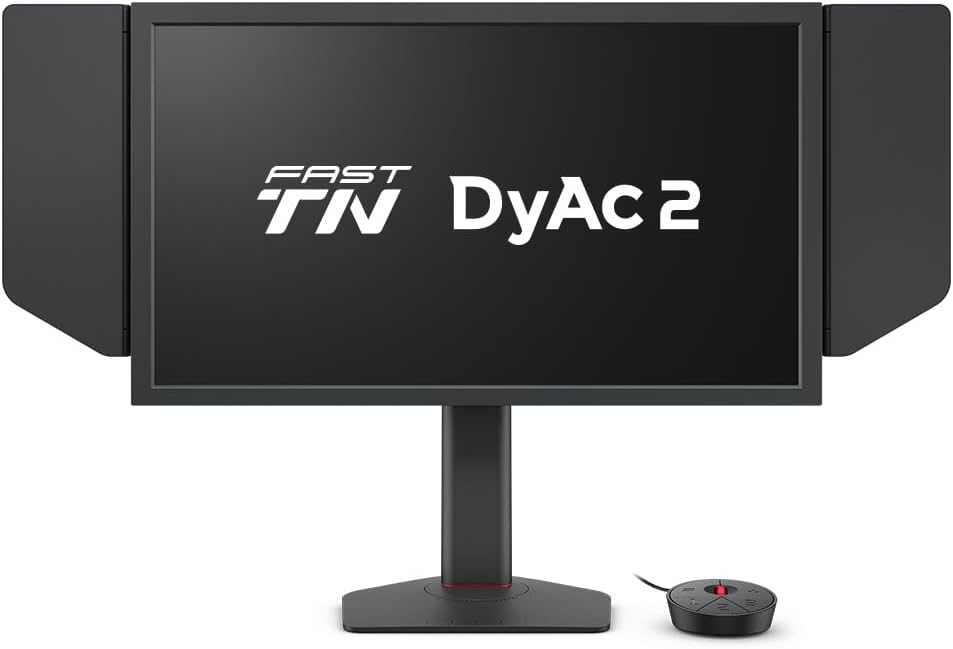 BenQ ZOWIE XL2566X+ Écran Gaming, 24 pouces, 400Hz, TN rapide, DyAc 2, 1080p, HDMI 2.0 X3, DisplayPort 1.4, XL Setting to Share, S Switch, réglage hauteur fluide, PROGamer Base