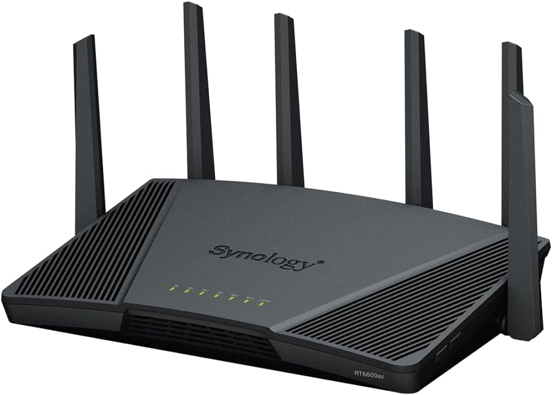 Synology Routeur sans Fil TriBand RT6600ax Noir(Black)