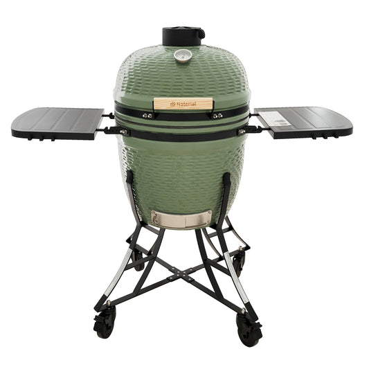Naterial Barbecue en céramique(Vert/Noir)