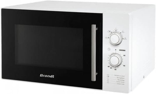 Brandt SM2602W Four à Micro Ondes Classique Pose Libre 26 L 900 W Blanc et Noir