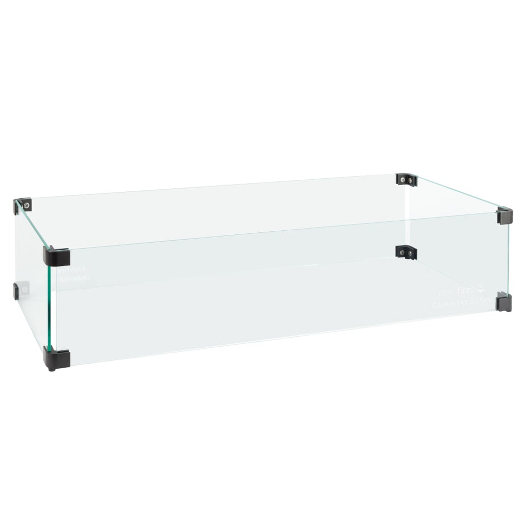 Easyfires Glasombouw 78 x 30 cm Zwart