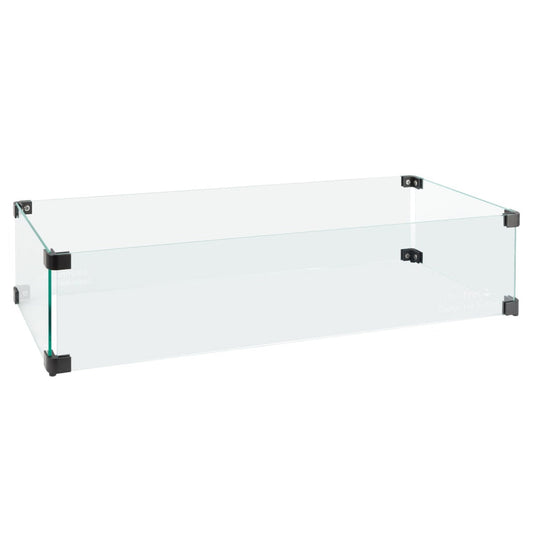 Easyfires Glasombouw 78 x 30 cm Zwart