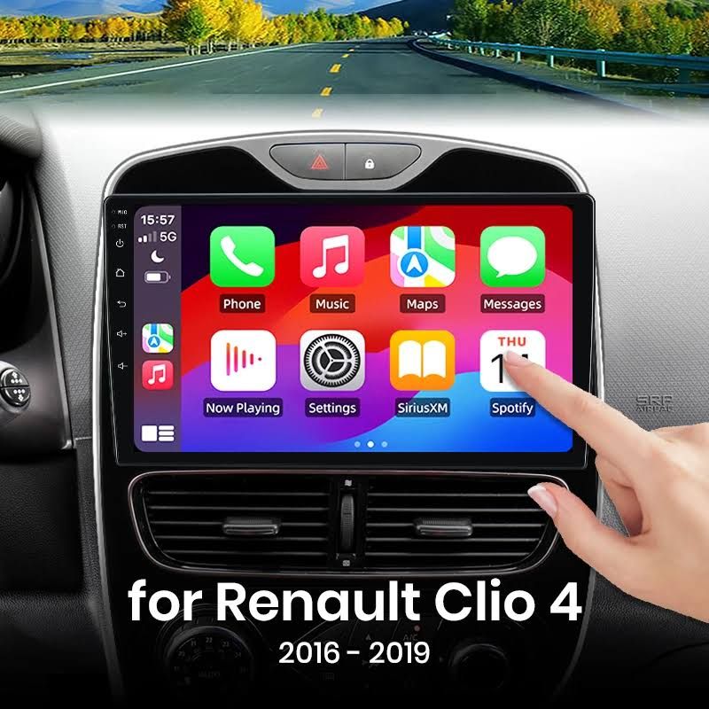 Pour Renault Clio 4 2016 2017 2018 2019 Sans Fil CarPlay Android Auto Autoradio GPS RDS WiFi BT 4G Multimédia Stéréo - Aliexpress(Noir)